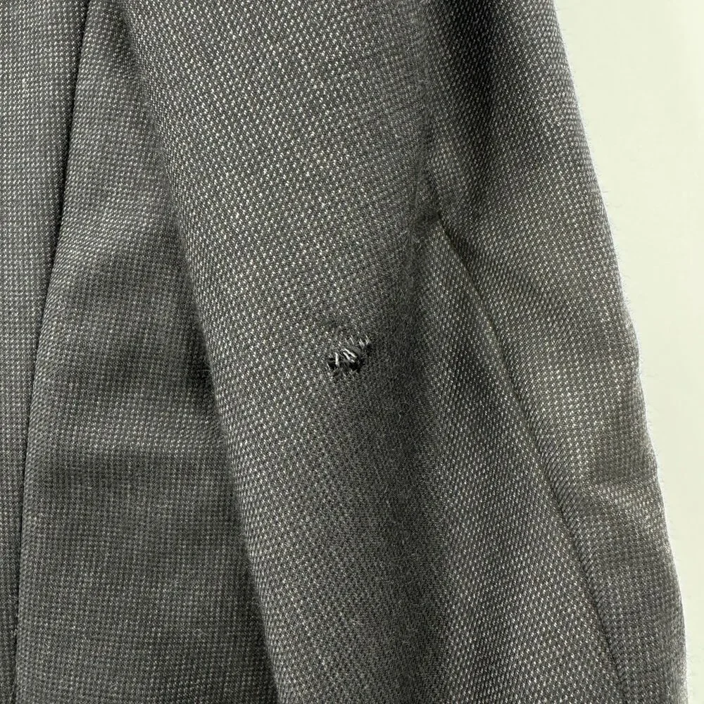 BEN SHERMAN Dark Gray 3 Pocket 2 Button Blazer Jacket Size 38R